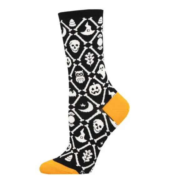 Image of Spooky Icons Women's Crew Socks