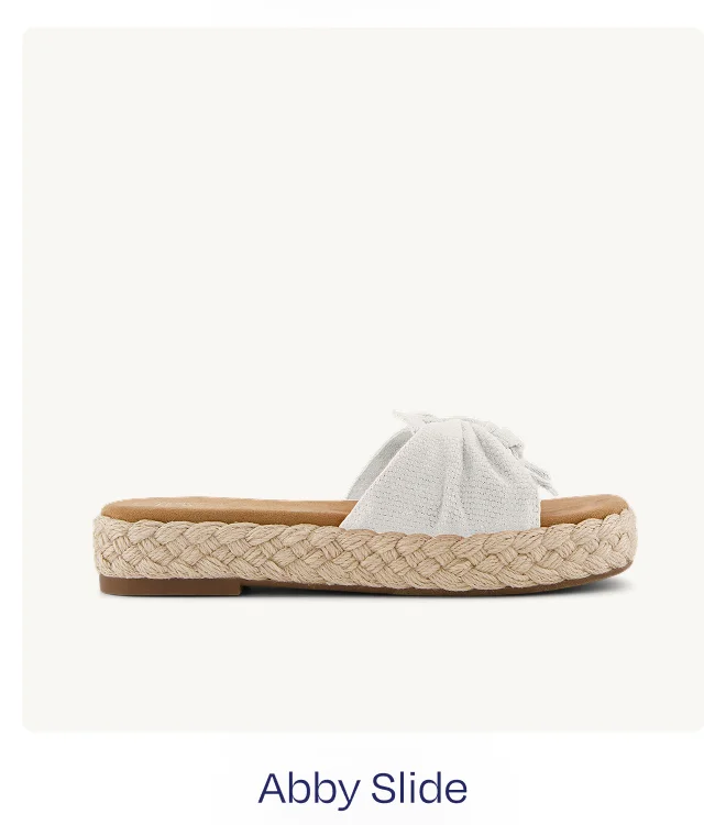 Abby Slide Flatform Espadrille Sandal