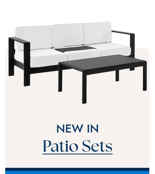 New in Patio Furniture Sets