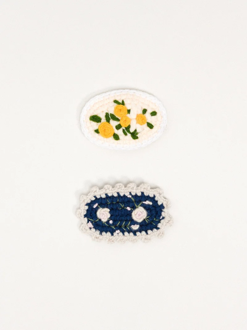 Image of Polly Crochet Hair Clips