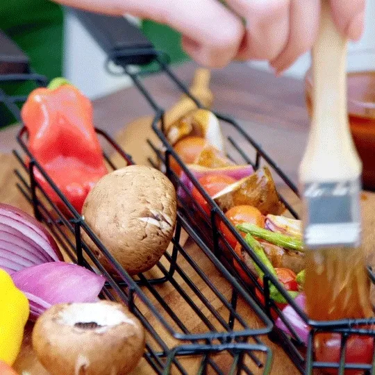 Kabob Grilling Baskets - Set of 4