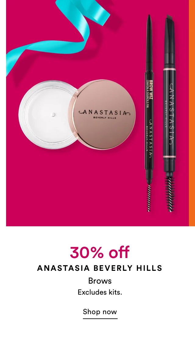 Anastasia Beverly Hills | 30% off | Brows | Excludes kits | Shop Now