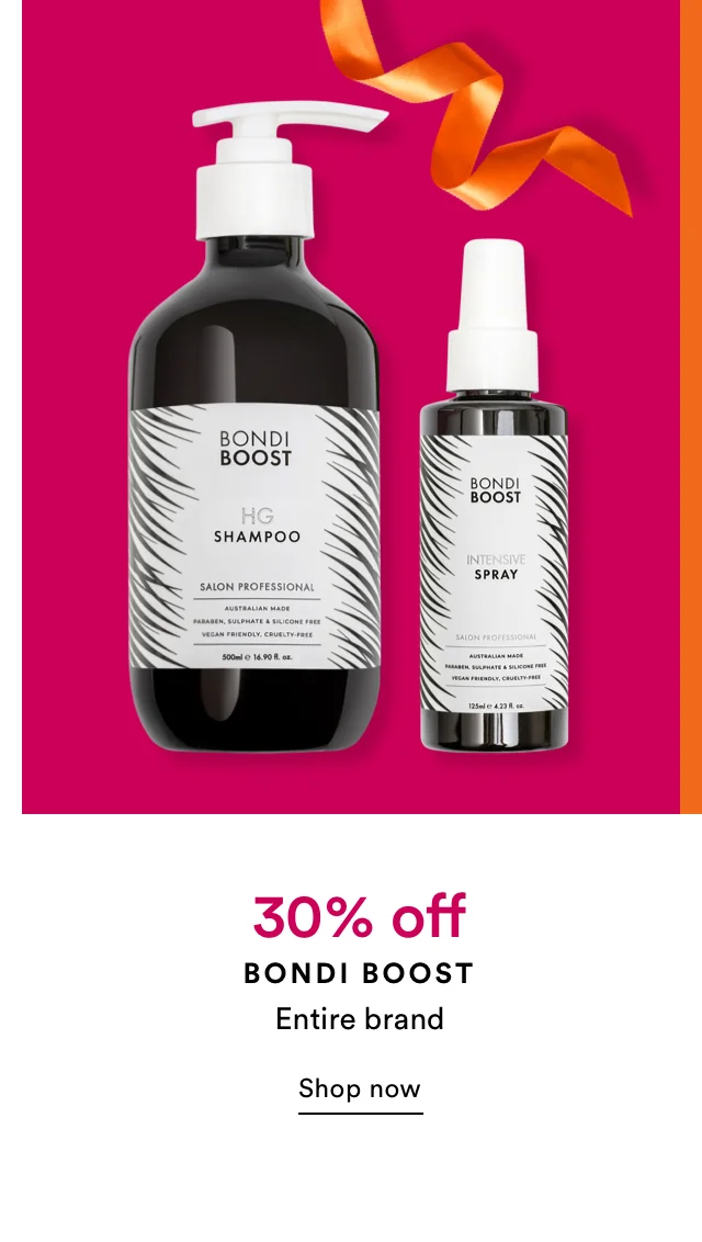 Bondi Boost | 30% off | Entire brand | Shop Now
