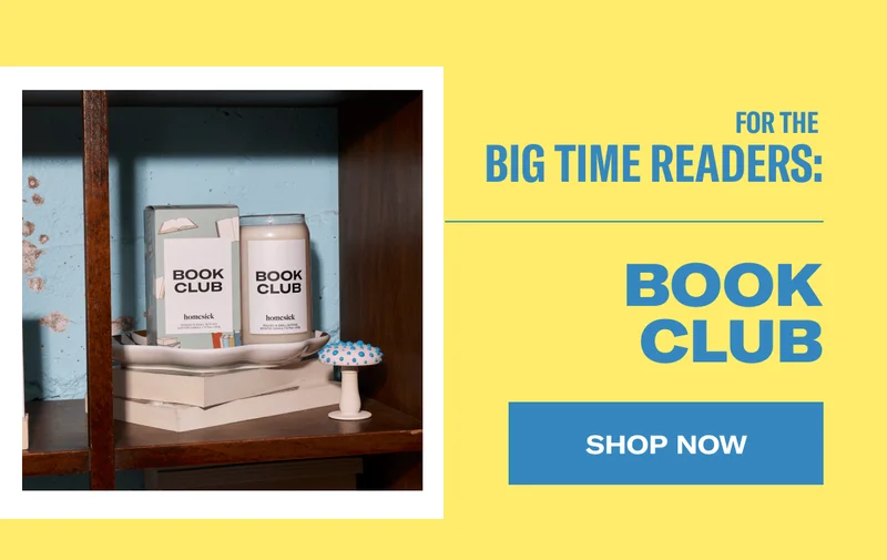 For the Big Time Readers: Book Club | Shop Now