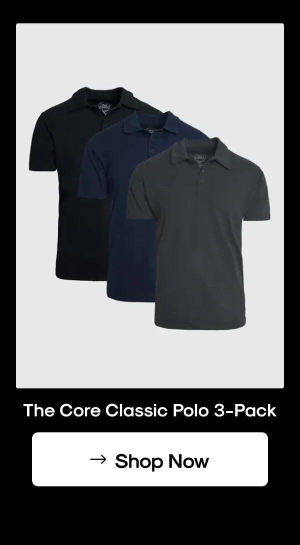 The Core Classic Polo 3-Pack