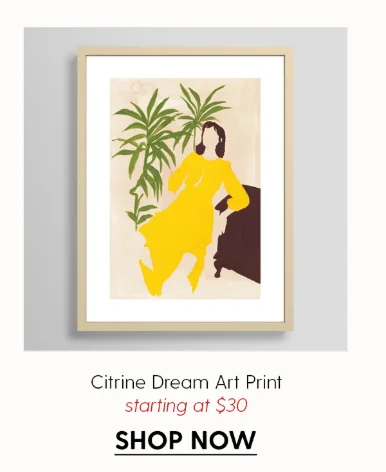 Citrine Dream Art Print