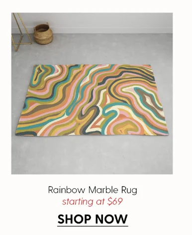 Rainbow Marble Rug