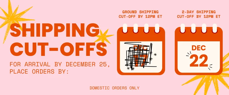 Ground shipping cut-off is over, still time for 2-day!