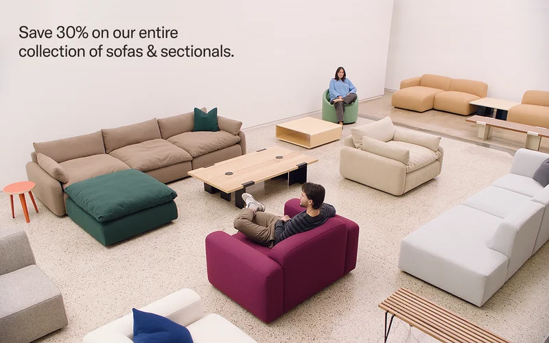 Ending soon: Our entire collection of sofas and sectionals is 30% off