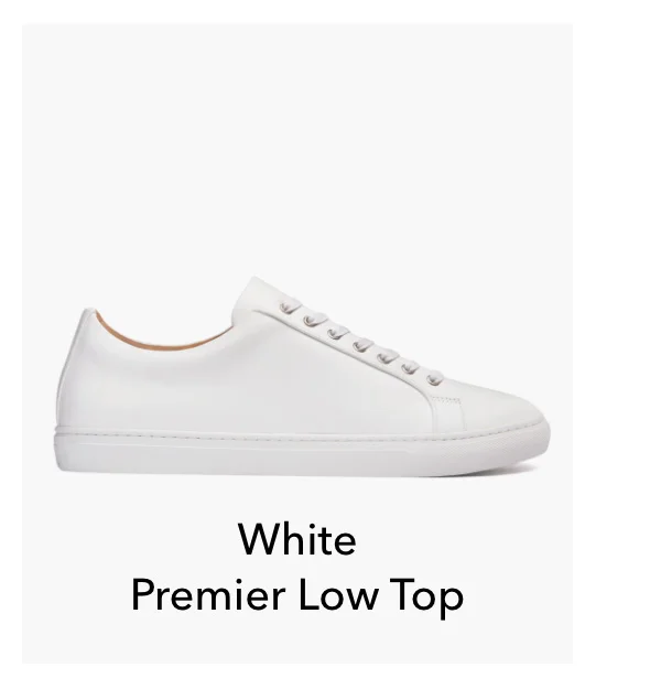 White Premier Low Top