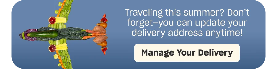 Update your delivery address anytime