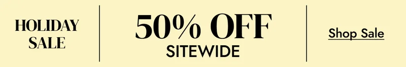50% off sitewide shop sale