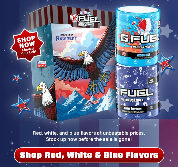 SHOP RED, WHITE & BLUE FLAVORS