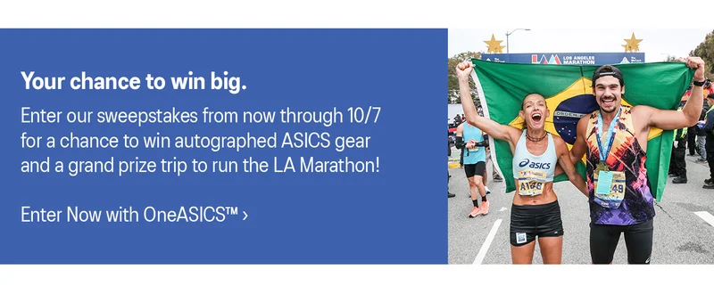 Win big with OneASICS!