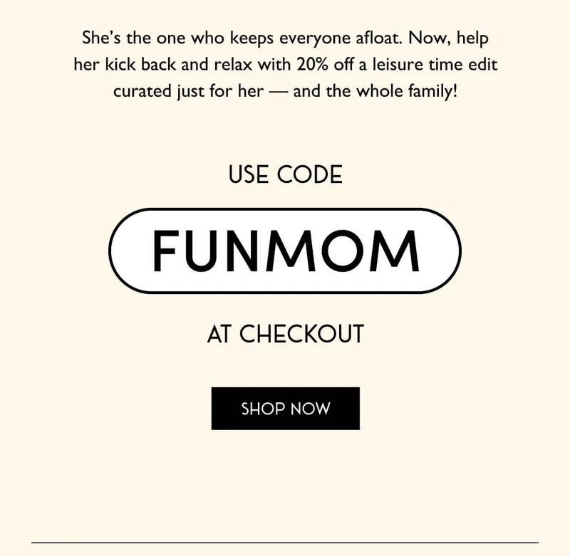 USE CODE FUNMOM