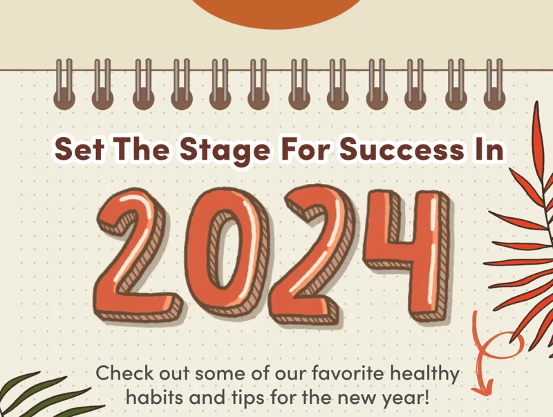 Set the stage for success in 2024 | Check out some of our favorite healthy habits and tips for the new year!
