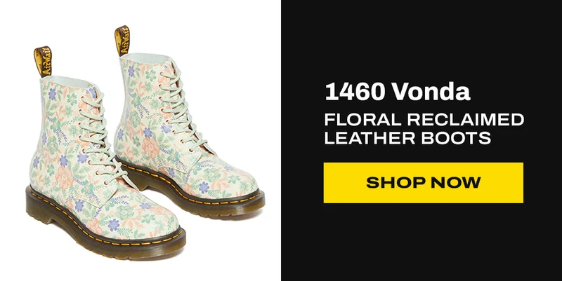 1460 Vonda Floral Reclaimed Leather Boots