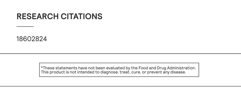 *These statements have not been evaluated by the Food and Drug Administration. This product is not intended to diagnose, treat, cure, or prevent any disease.