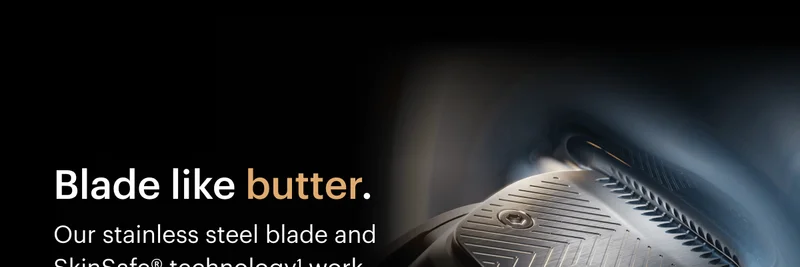 Blade like butter.