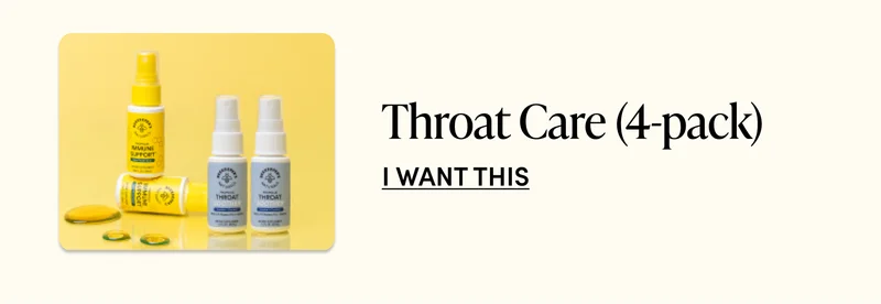 Throat Care 4-pack