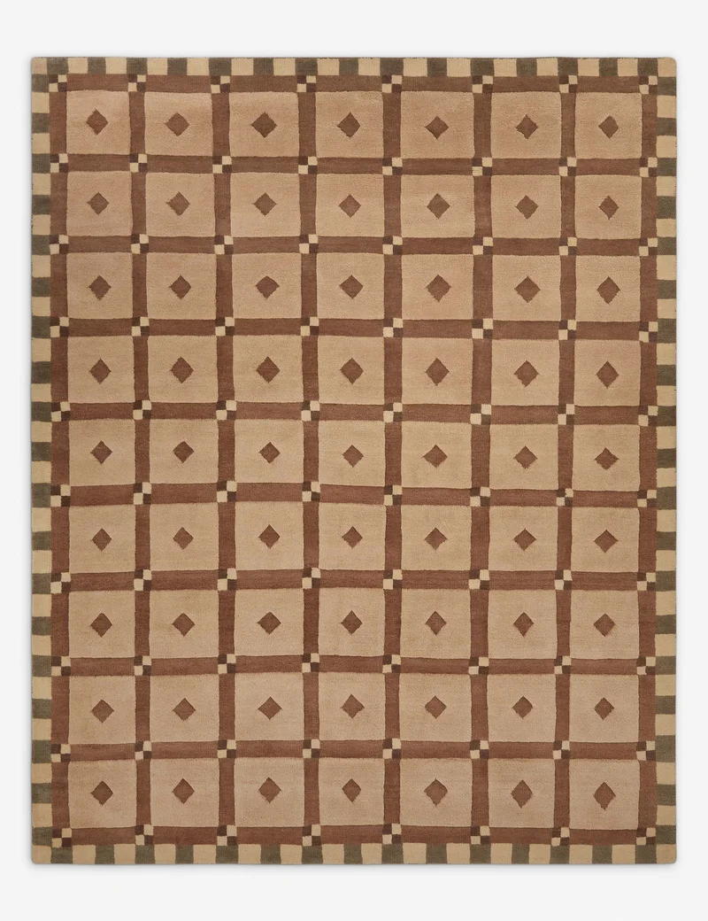 Image of Popham Hand-Knotted Wool Rug