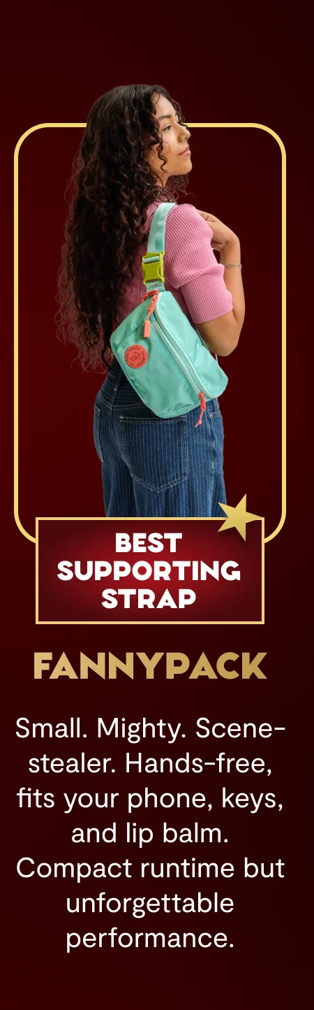 🏆 BEST SUPPORTING STRAP Fannypack