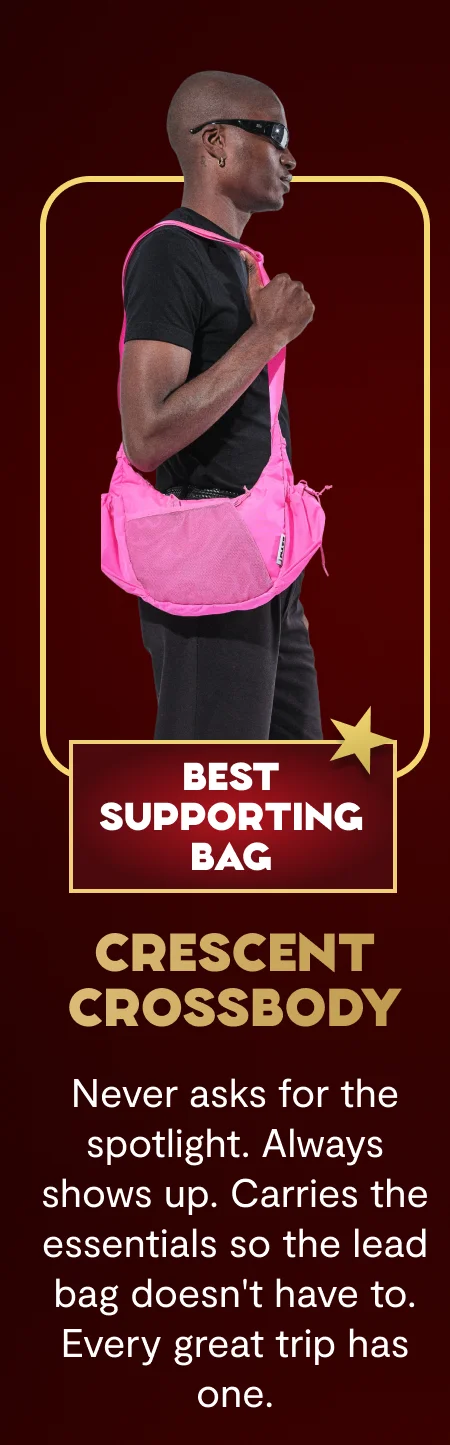 🏆 BEST SUPPORTING BAG Crescent Crossbody