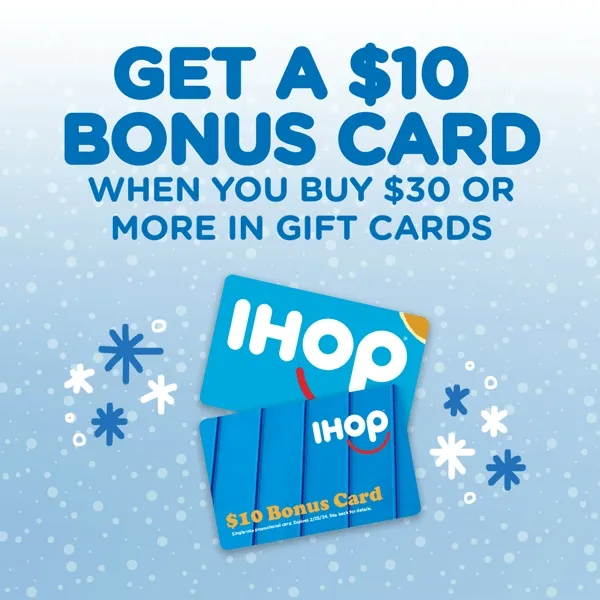 Get a $10 Bonus Card When You Buy $30 or More in Gift Cards
