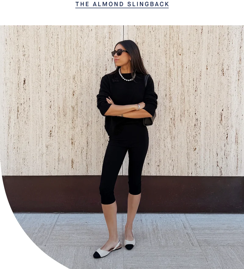 THE ALMOND SLINGBACK