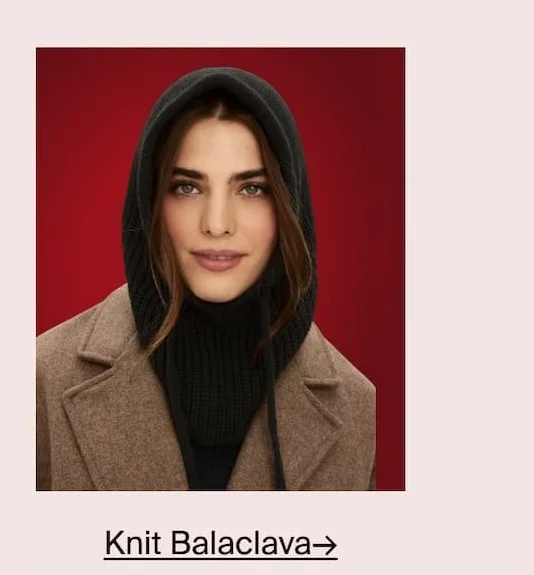 Knit Balaclava →