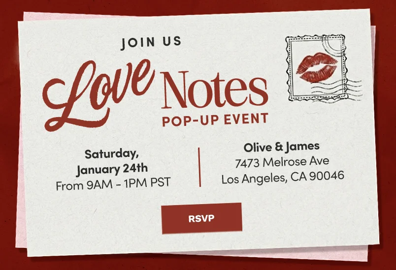 Join Love Notes Pop-Up Event