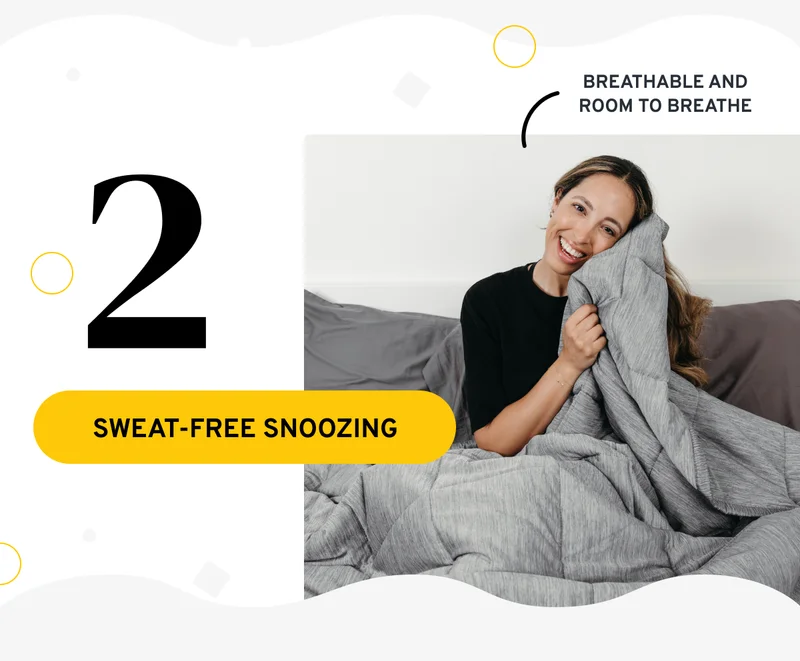 Sweat free snoozing