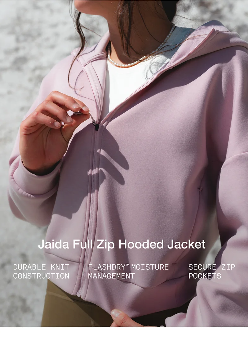 Jaida Full Zip Hooded Jacket