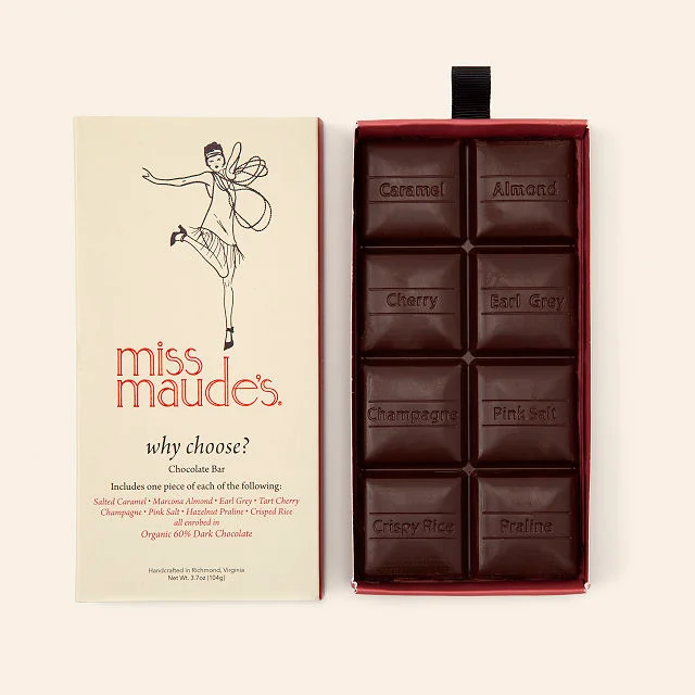 Why Choose? 8 Flavor Chocolate Bar