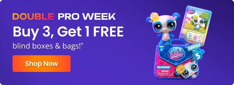 DOUBLE PRO WEEK | Buy Three, Get One FREE blind boxes & bags!* | Shop Now