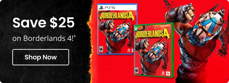 Save $25 on Borderlands 4!* | Shop Now