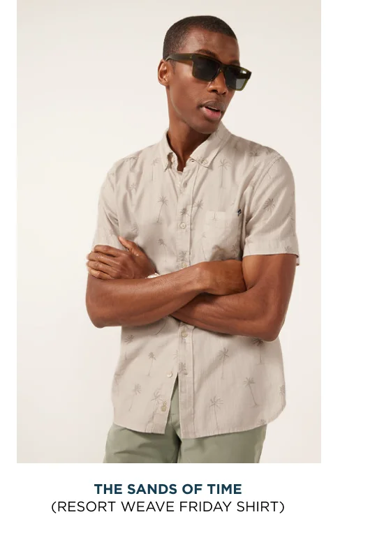 Resort Weave Friday Shirt: The Sands Of Time