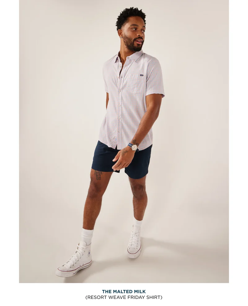 Resort Weave Friday Shirt: The Malted Milk