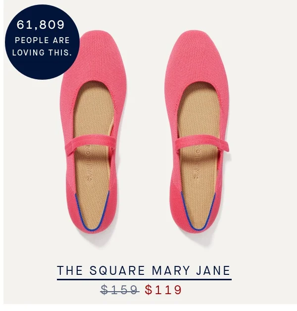 THE SQUARE MARY JANE Now $119