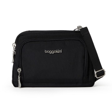 Baggallini Washable Triple Zip with Front Wallet