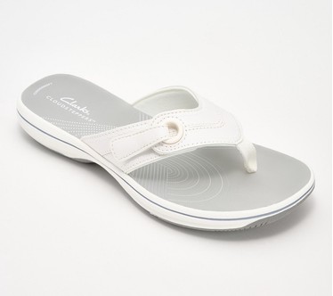 Clarks Cloudsteppers Thong Sandals - Breeze Reyna