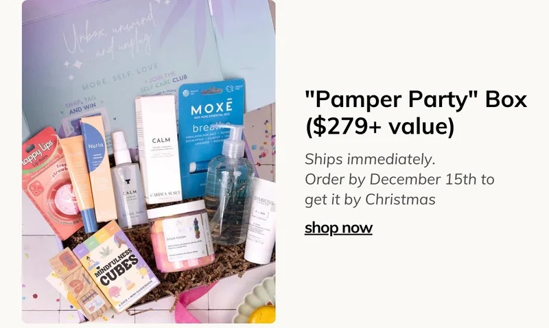 "Pamper Party" Box ($279+ value) - Ships Immediately!