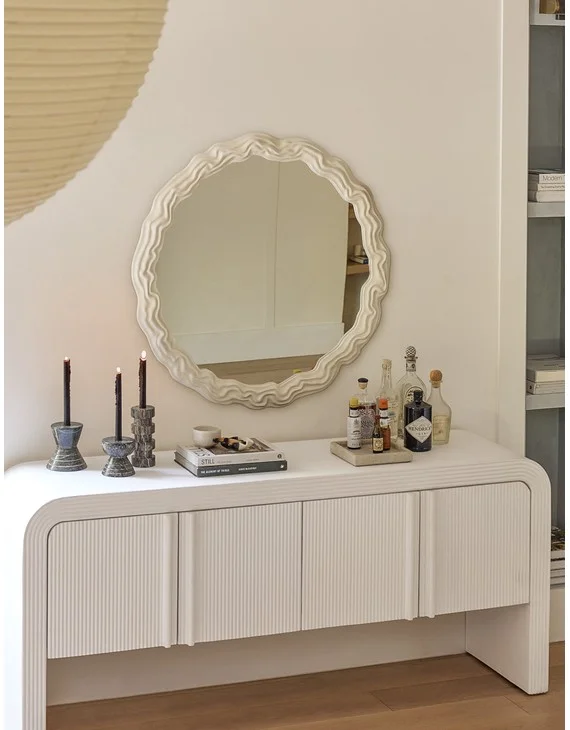 Anastasia Round Mirror by Sarah Sherman Samuel