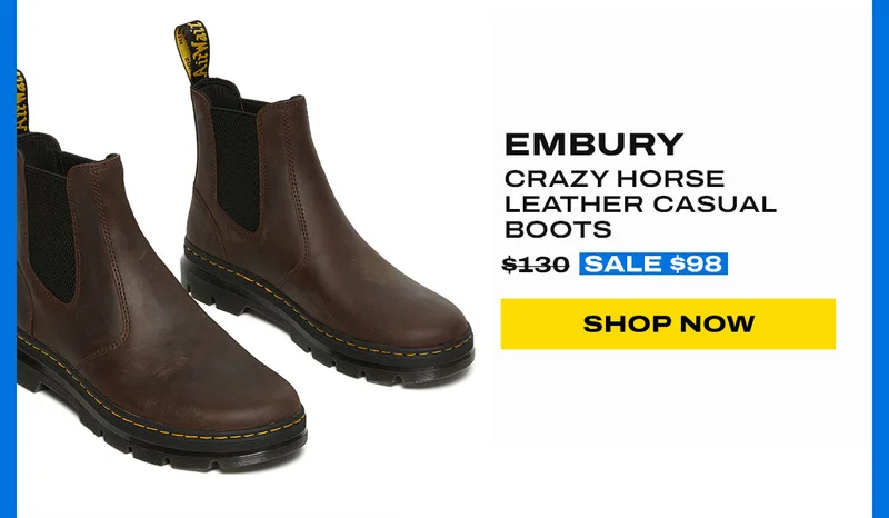 Embury Crazy Horse Leather Casual Boots