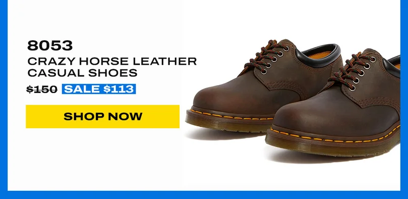 8053 Crazy Horse Leather Casual Shoes