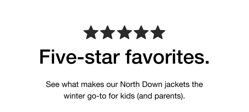 See what makes our North Down jackets the winter go-to for kids (and parents).