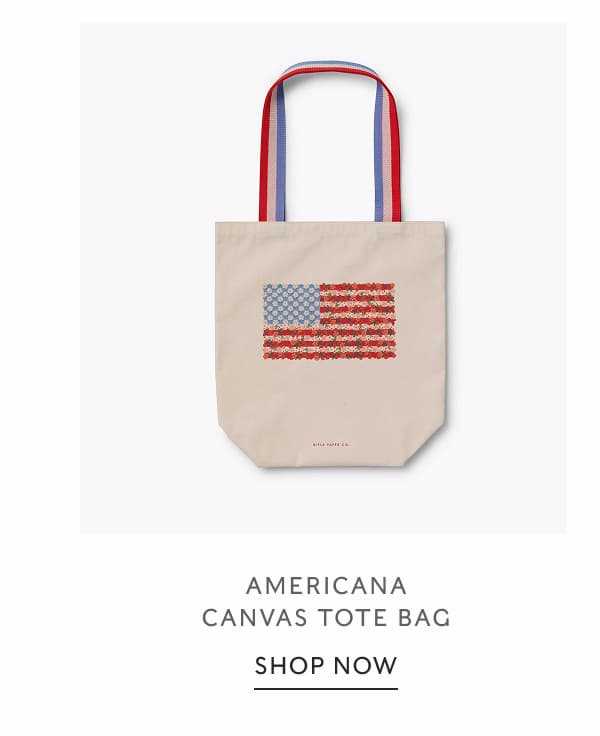 Shop Americana Canvas Tote Bag