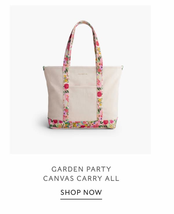 Shop Garden Party Canvas Carry All