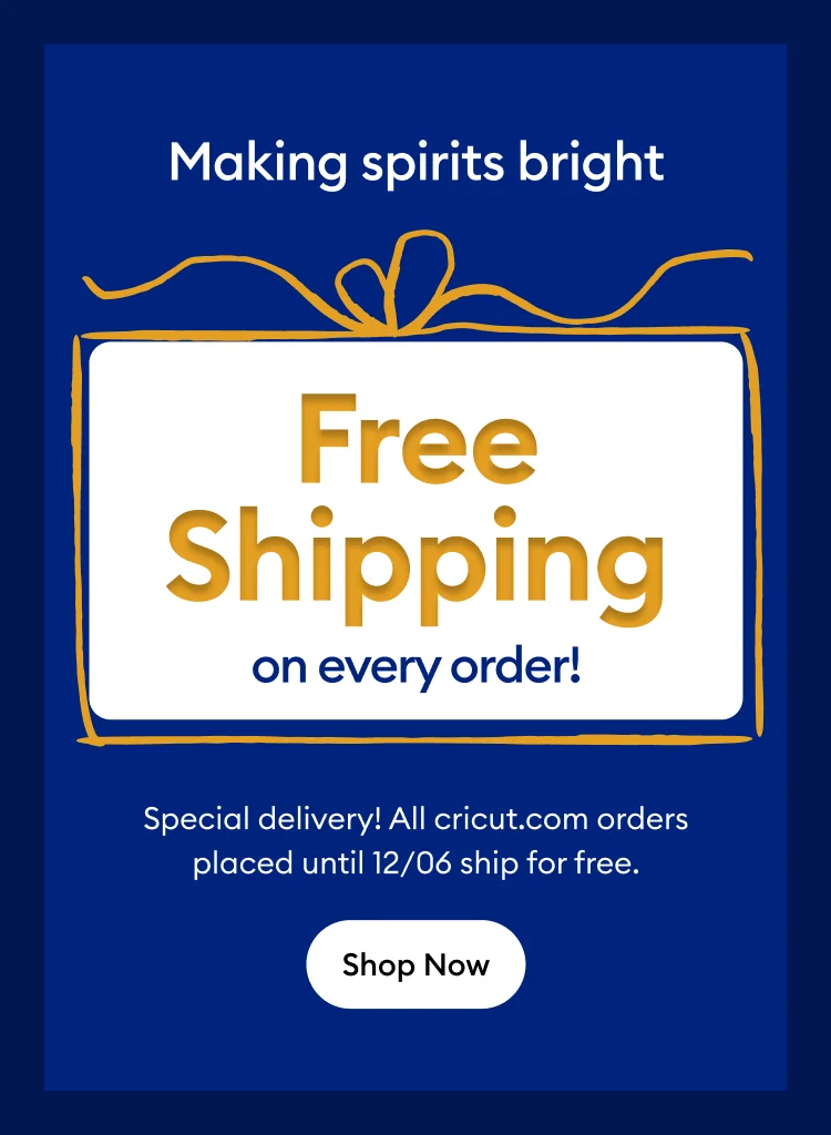 Free Shipping.