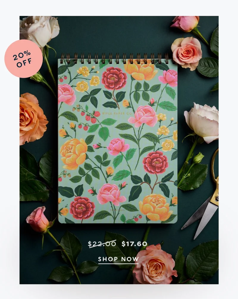 Shop Roses Top Spiral Notebook